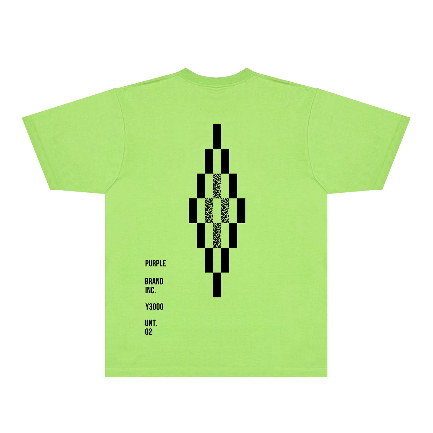 Purple Diamond Letter Graphic T-Shirt Short Sleeve Casual Streetwear Tee PUR157