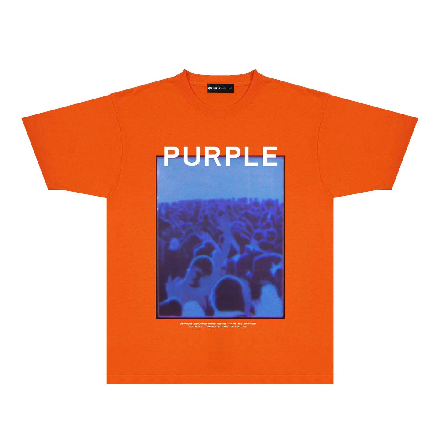 Purple Blue Phantom Graphic T-Shirt Short Sleeve Casual Streetwear Tee PUR177