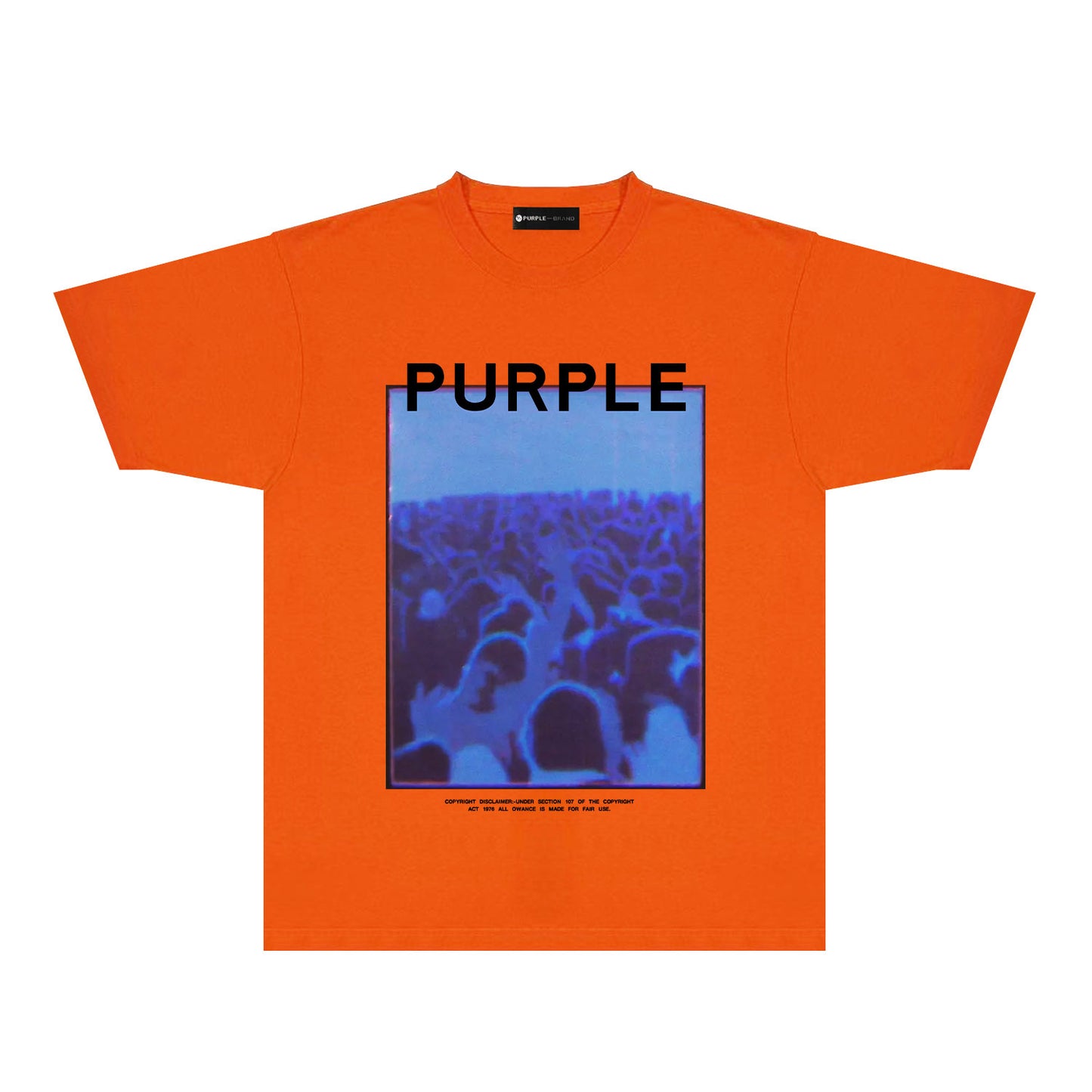 Purple Blue Phantom Graphic T-Shirt Short Sleeve Casual Streetwear Tee PUR177